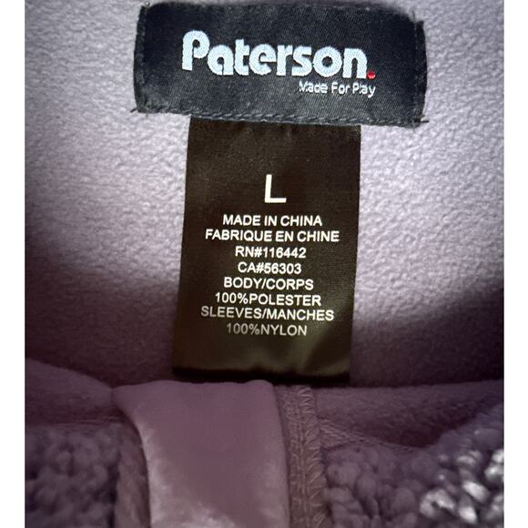 Paterson Summit Blue Tech Fleece Colorblock Jacket Size Large - Picture 6 of 6